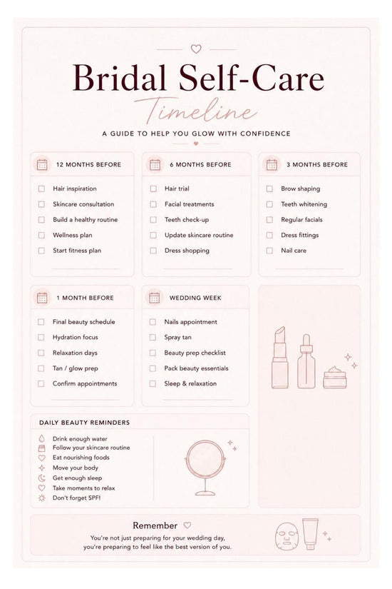 🎁 FREE BONUS – Bridal Self Care Planner